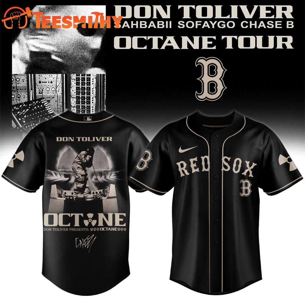 Boston Red Sox x Don Toliver Octane Tour 2026 Limited Edition Signature Baseball Jersey