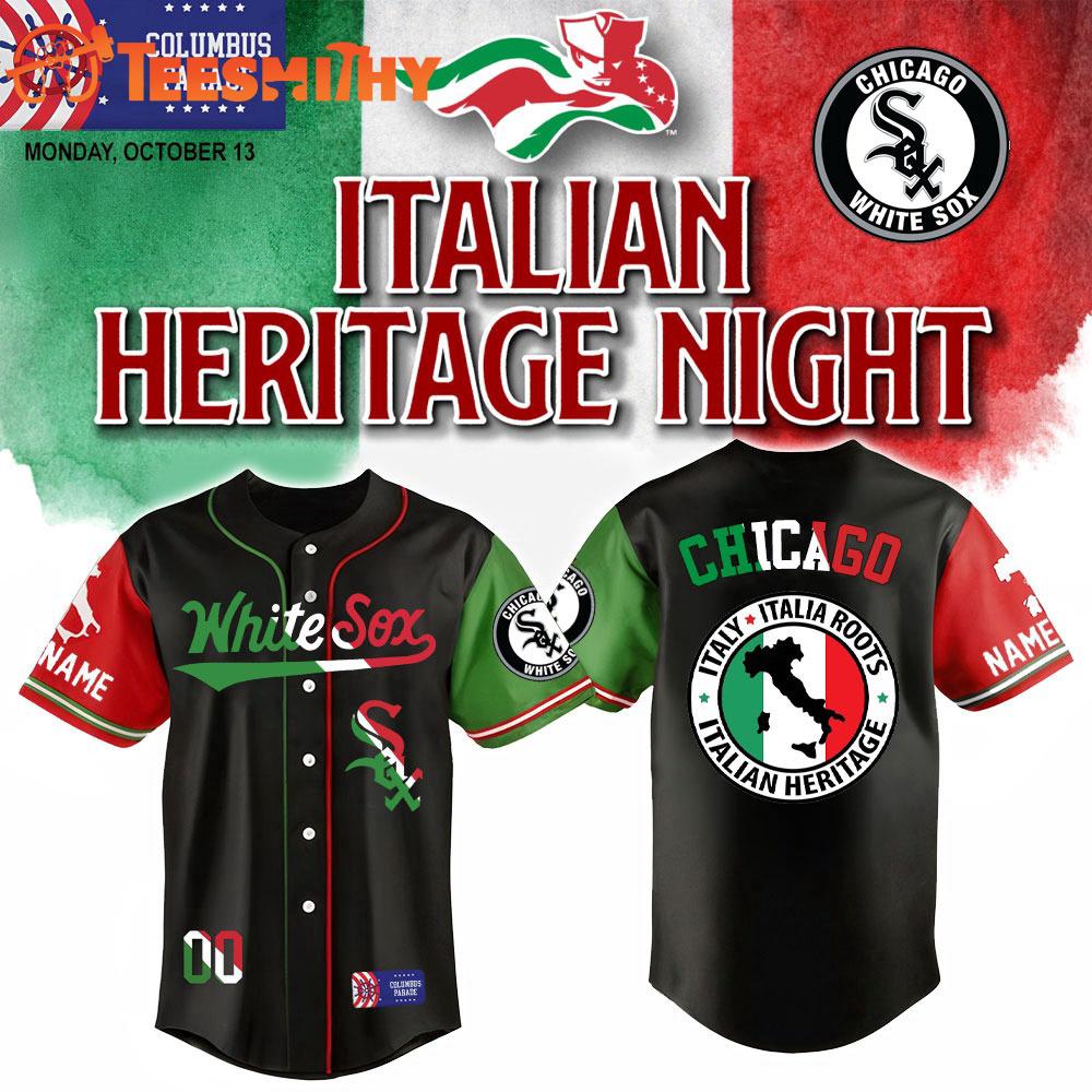 Boston Red Sox x Italian Heritage Night Custom Baseball Jersey
