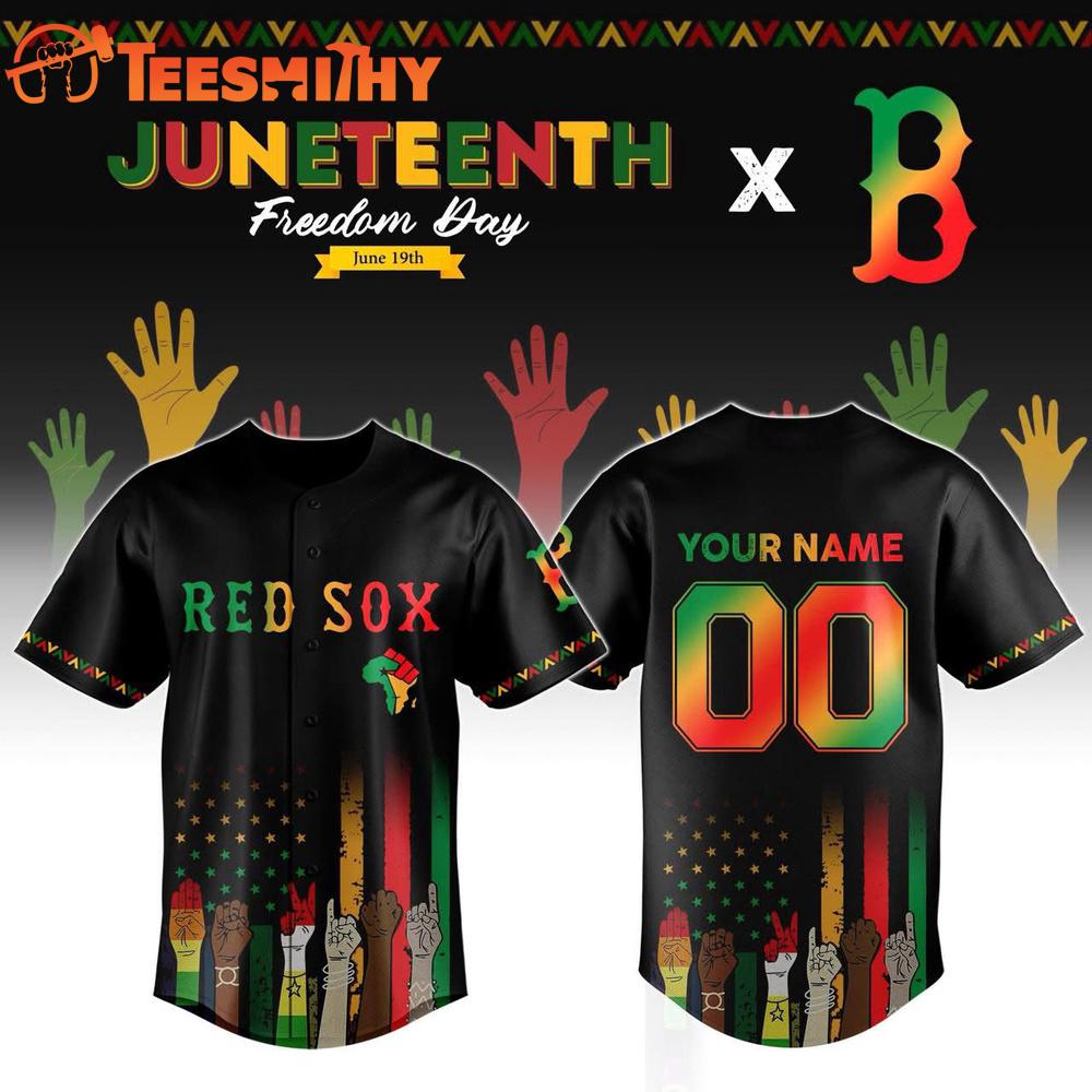 Boston Red Sox x Juneteenth Day Baseball Jersey
