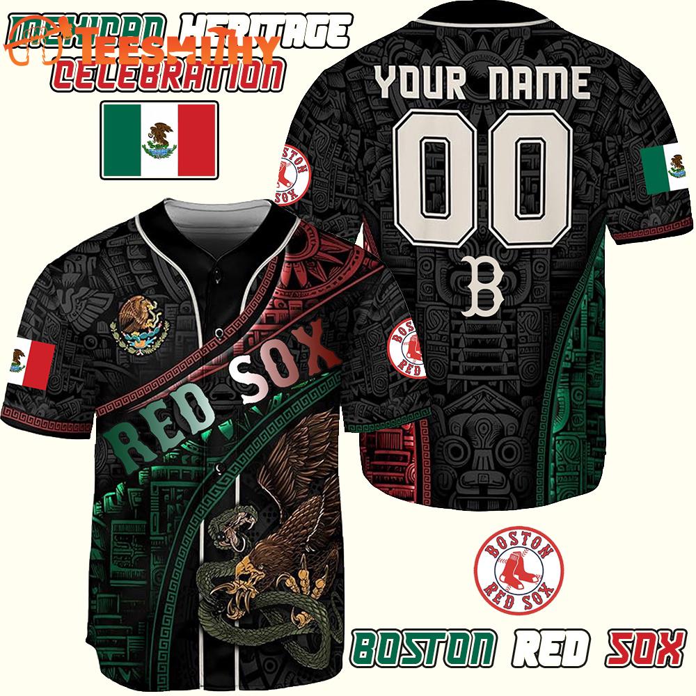 Boston Red Sox x Mexican Heritage Celebration Limited Edition Custom Baseball Jersey