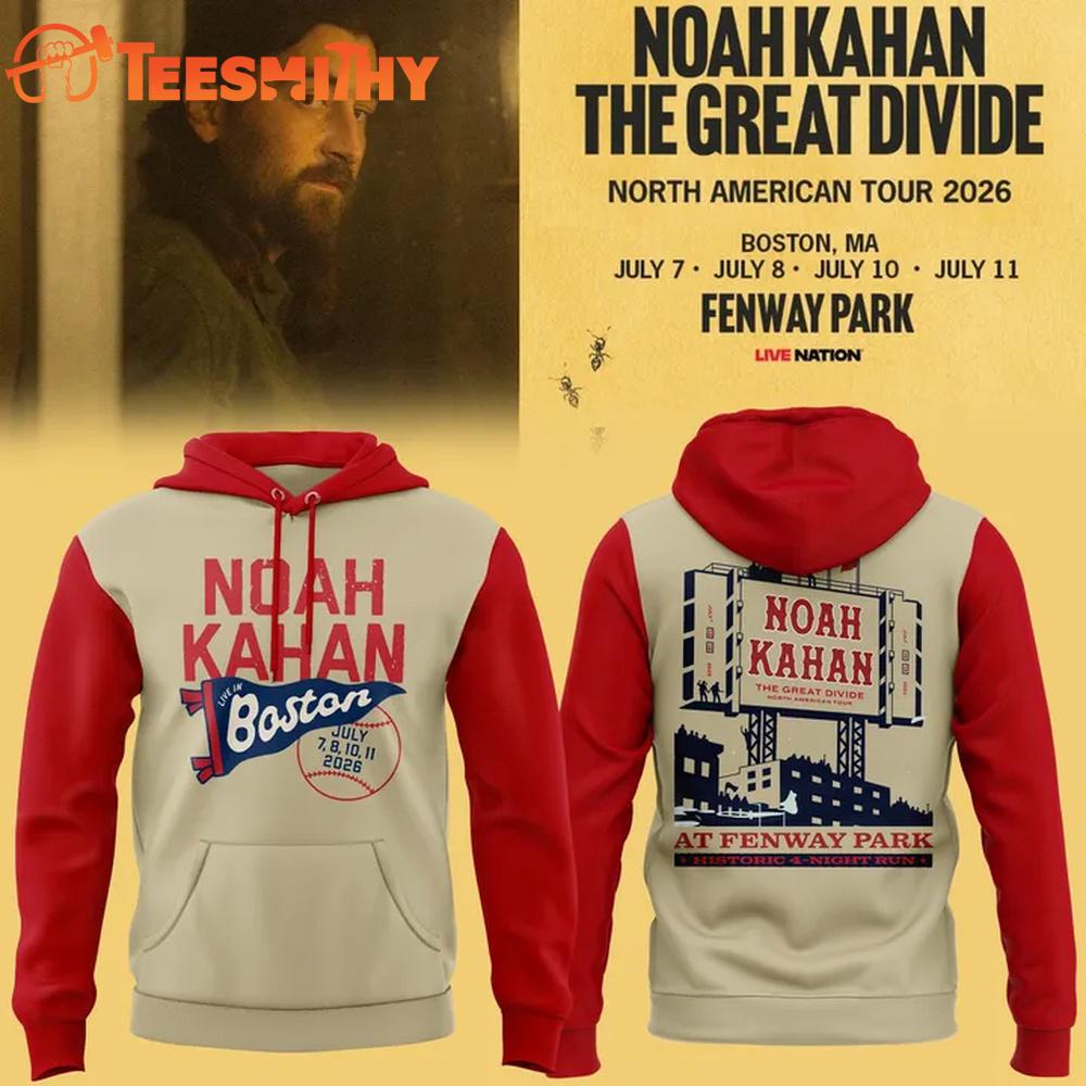 Boston Red Sox x Noah Kahan The Great Divide Tour 2026 Hoodie