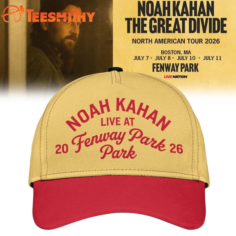 Boston Red Sox x Noah Kahan The Great Divide Tour 2026 Red & Cream Cap
