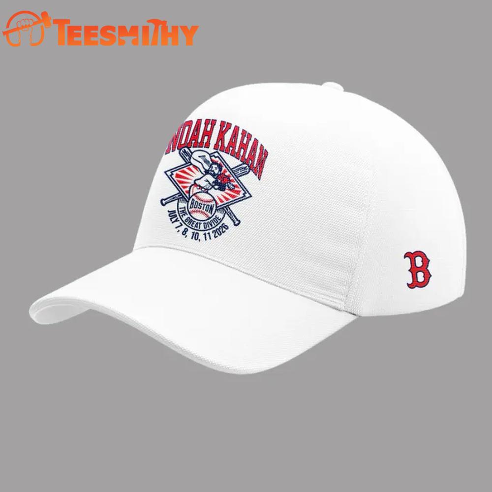 Boston Red Sox x Noah Kahan The Great Divide Tour 2026 White Cap