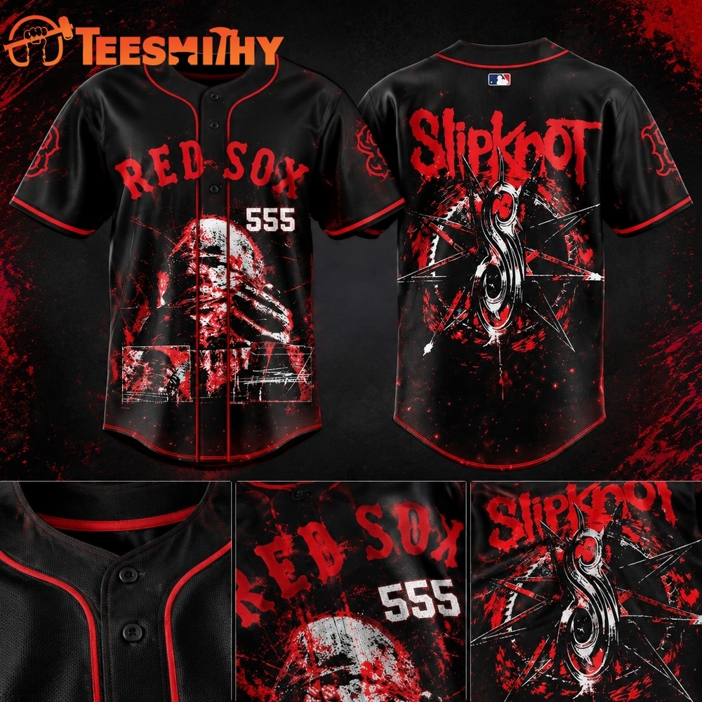 Boston Red Sox x Slipknot Stadium Tour 2027 Limited Edition Baseball Jersey