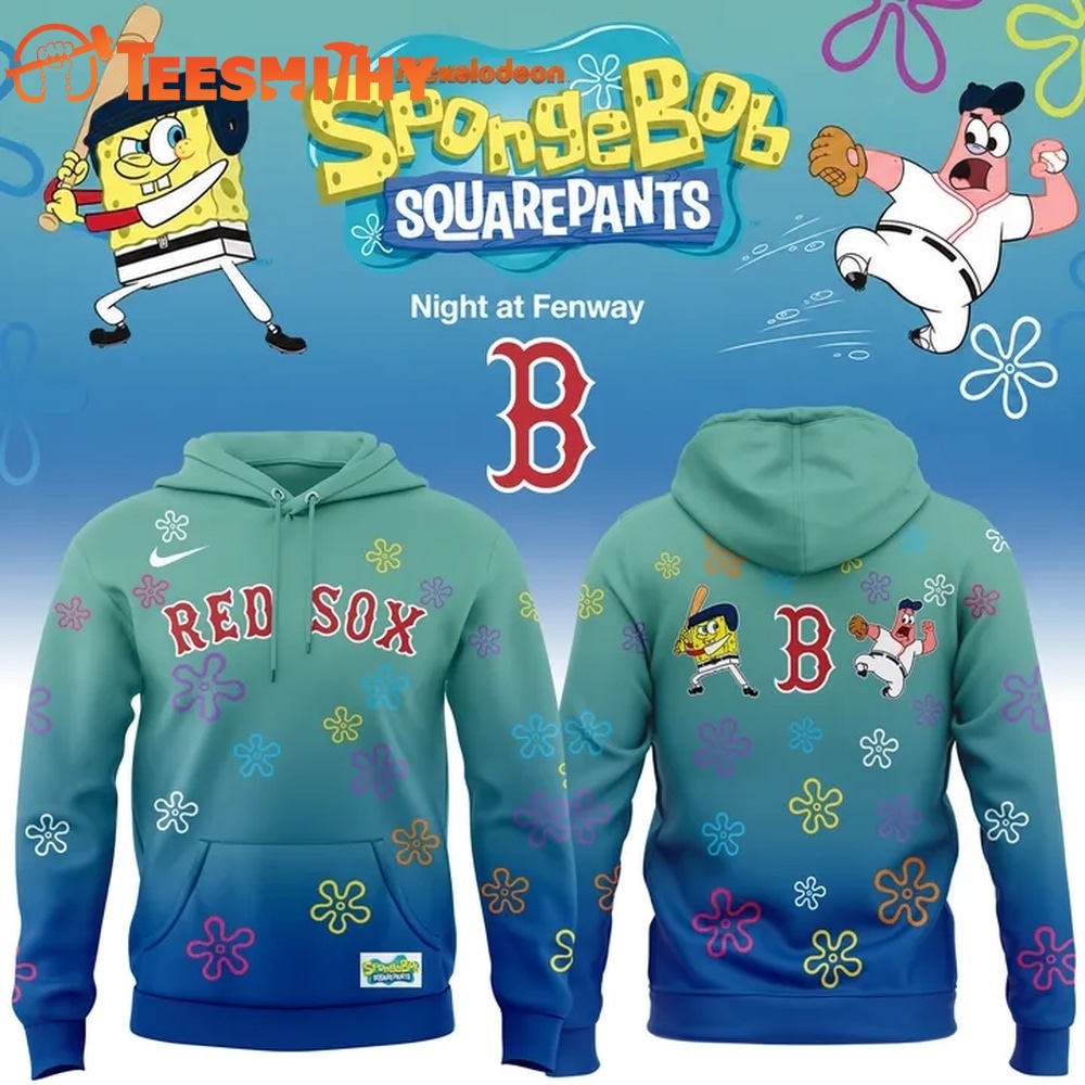 Boston Red Sox x SpongeBob SquarePants Night at Fenway 2026 Hoodie