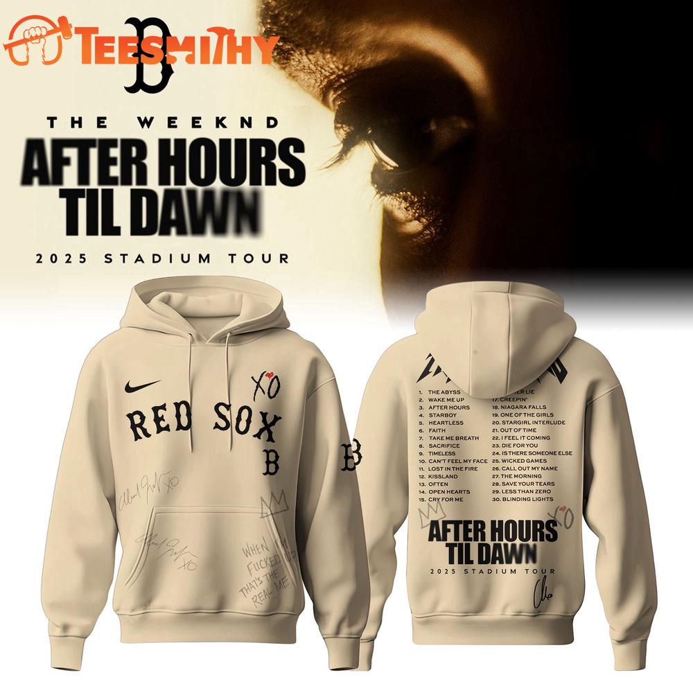 Boston Red Sox x The Weeknd After Hours Til Dawn Hoodie