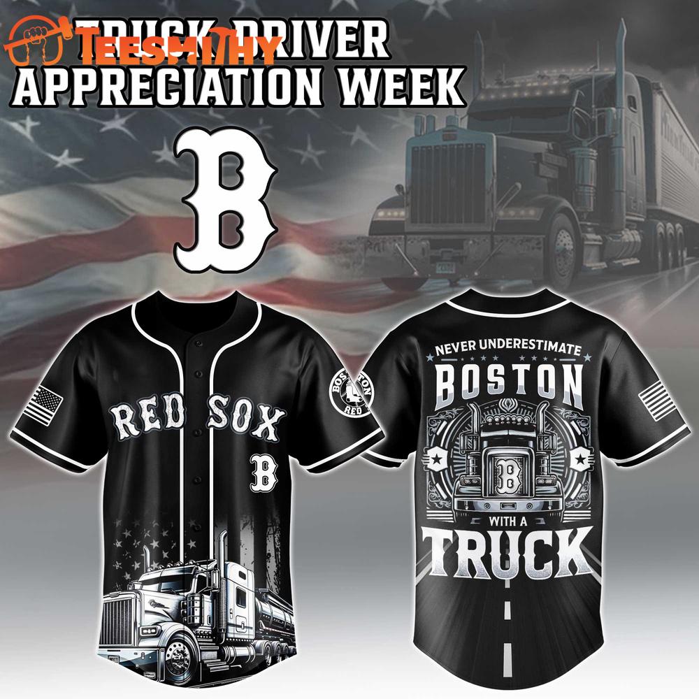 Boston Red Sox x Truck Driver Limited Jersey Custom Baseball Jersey