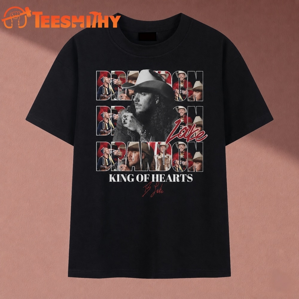 Brandon Lake King Of Hearts Photo Collage Vintage T Shirt