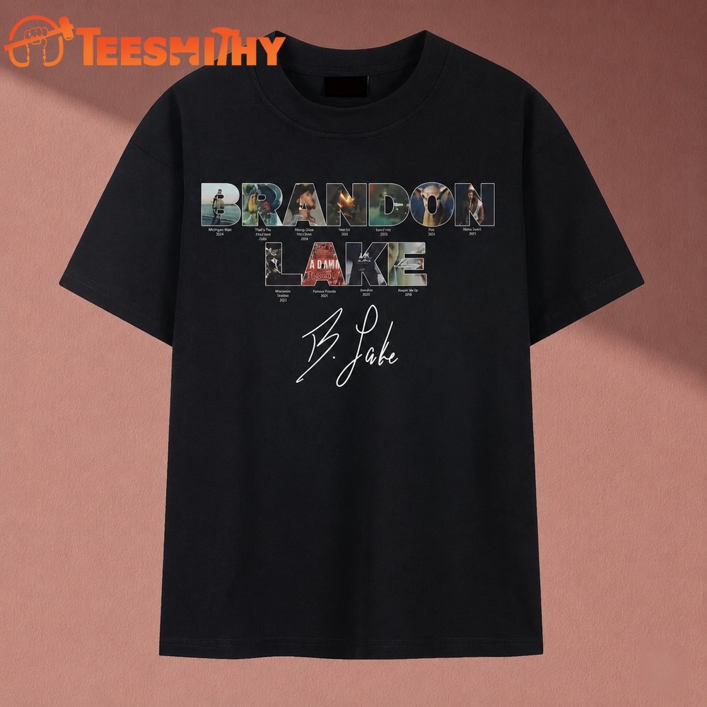 Brandon Lake Songs Collage Signature Christian Music T Shirt