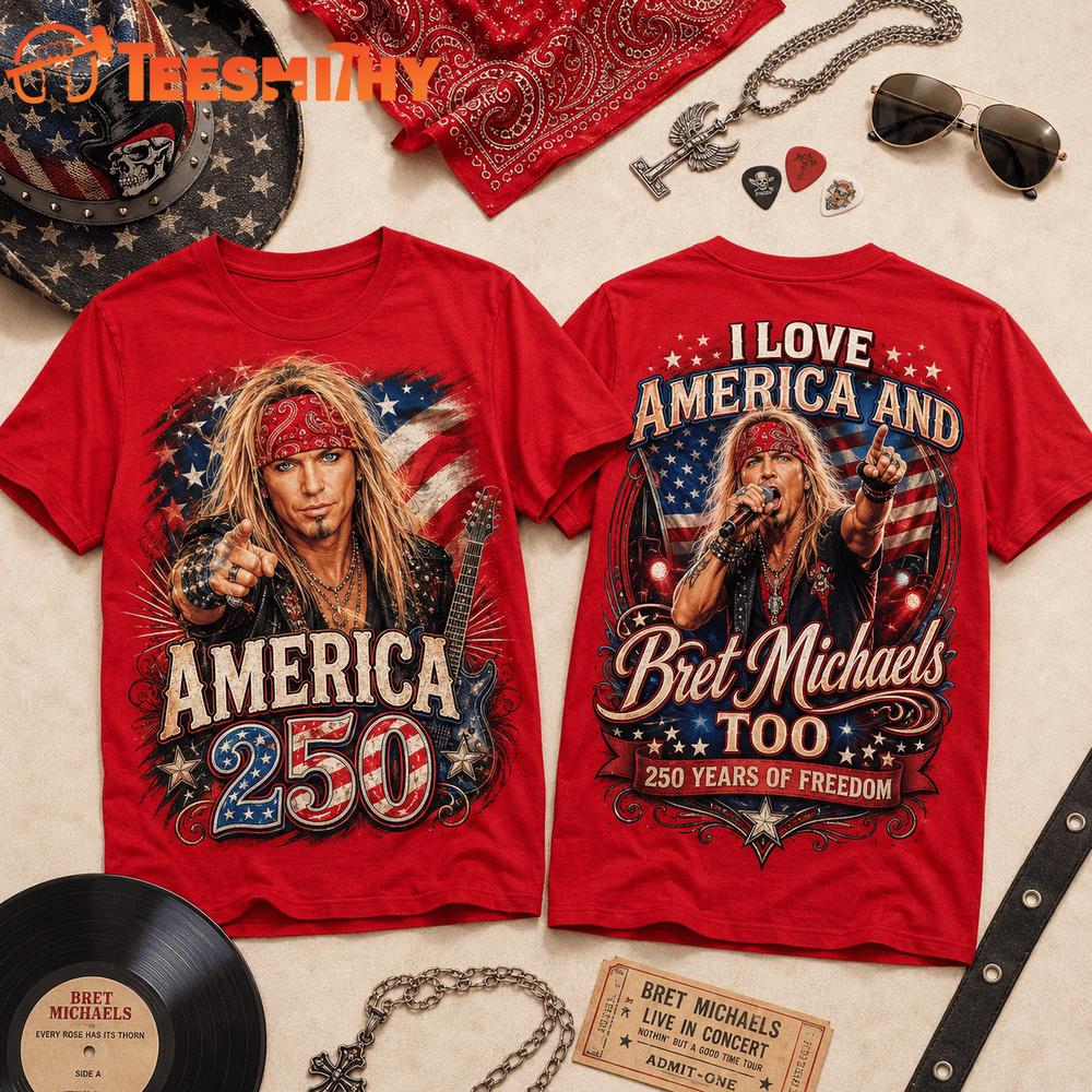 Bret Michaels 250 Years Of Freedom 3D Shirt