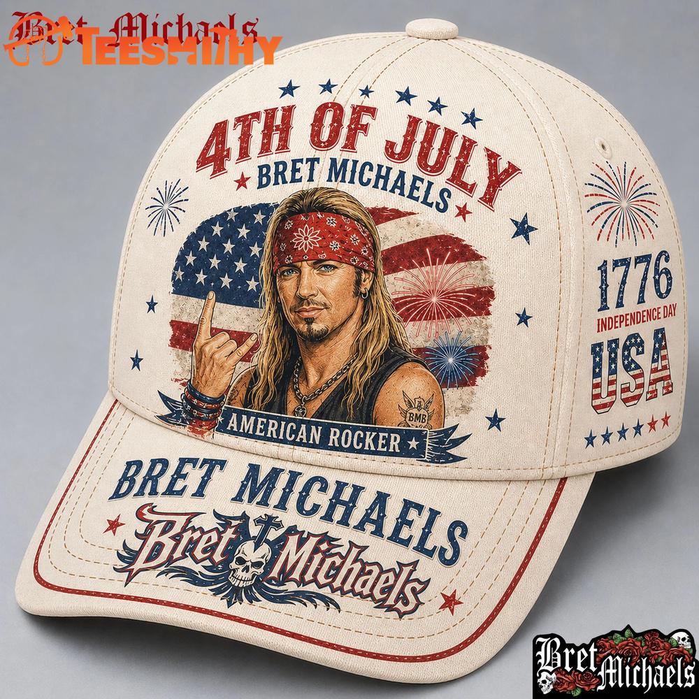 Bret Michaels 4th of July American Legend Baseball Cap