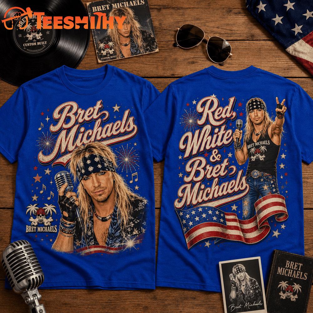 Bret Michaels Vintage Celebration Limited Edition 3D Shirt