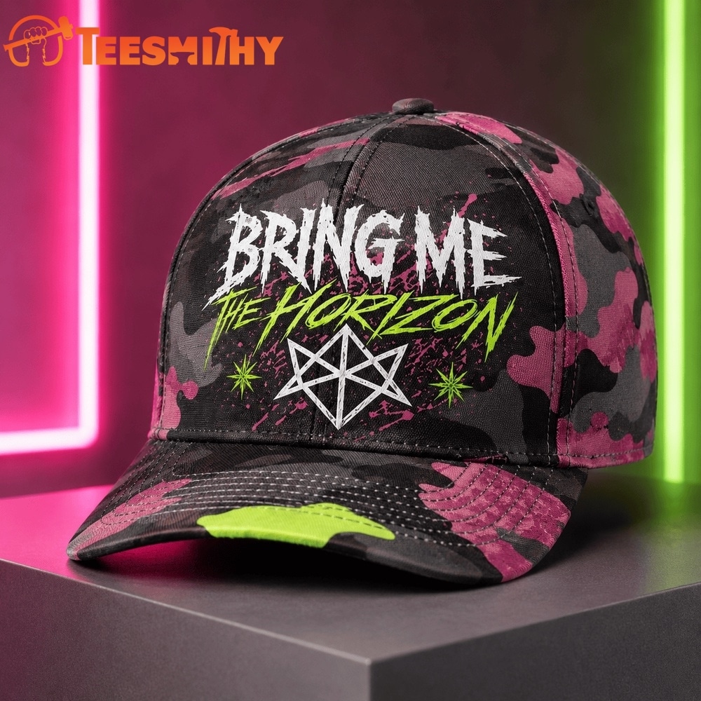 Bring Me The Horizon Neon Chaos Camo Classic Cap