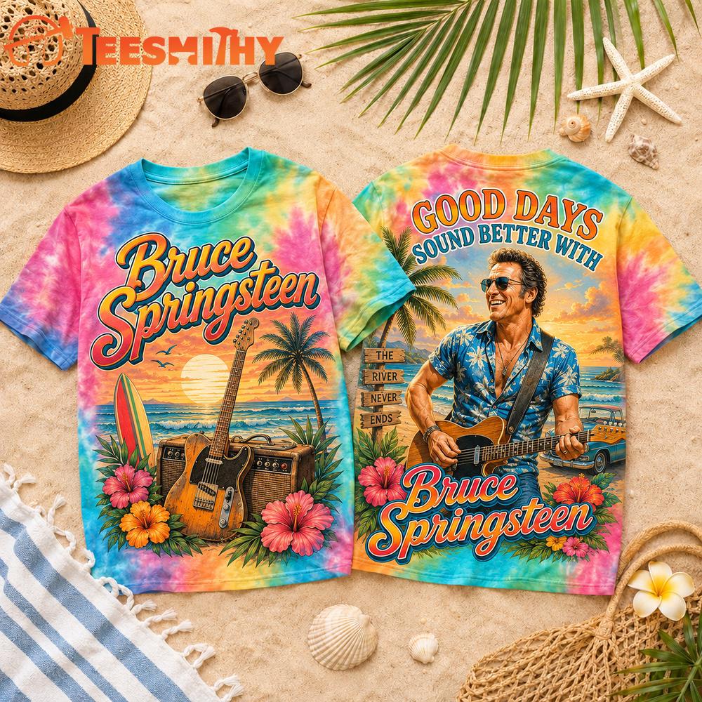Bruce Springsteen Good Days Summer Vibes 3D Shirt