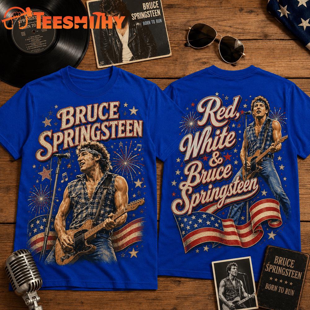 Bruce Springsteen Vintage Celebration Limited Edition 3D Shirt