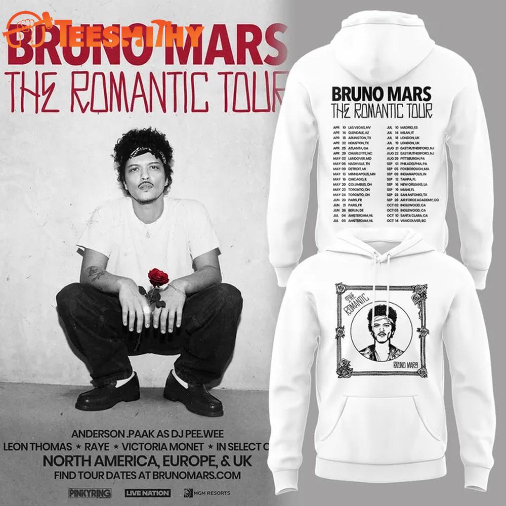 BRUNO MARS Music Funk Tour 2026 Hoodie