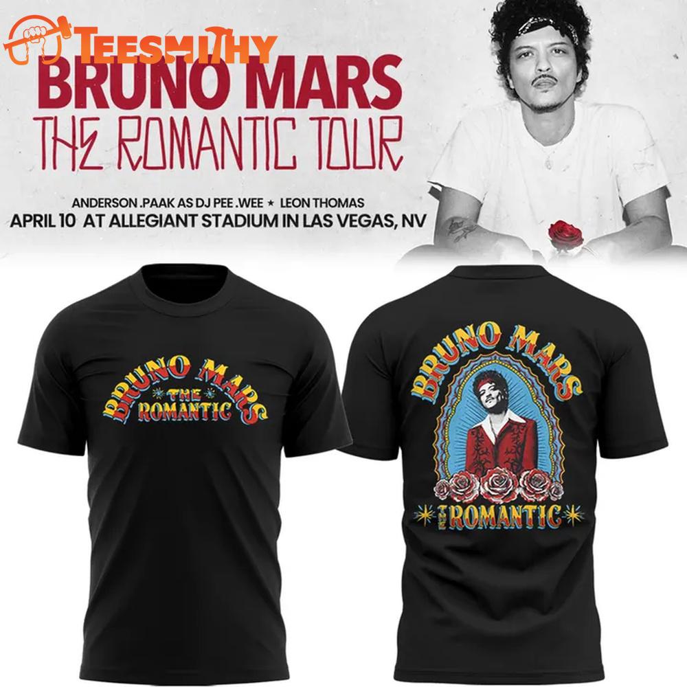 BRUNO MARS Music Funk Tour 2026 T Shirt