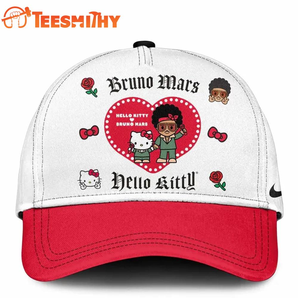 Bruno Mars x Hello Kitty The Romantic Tour New Design Cap
