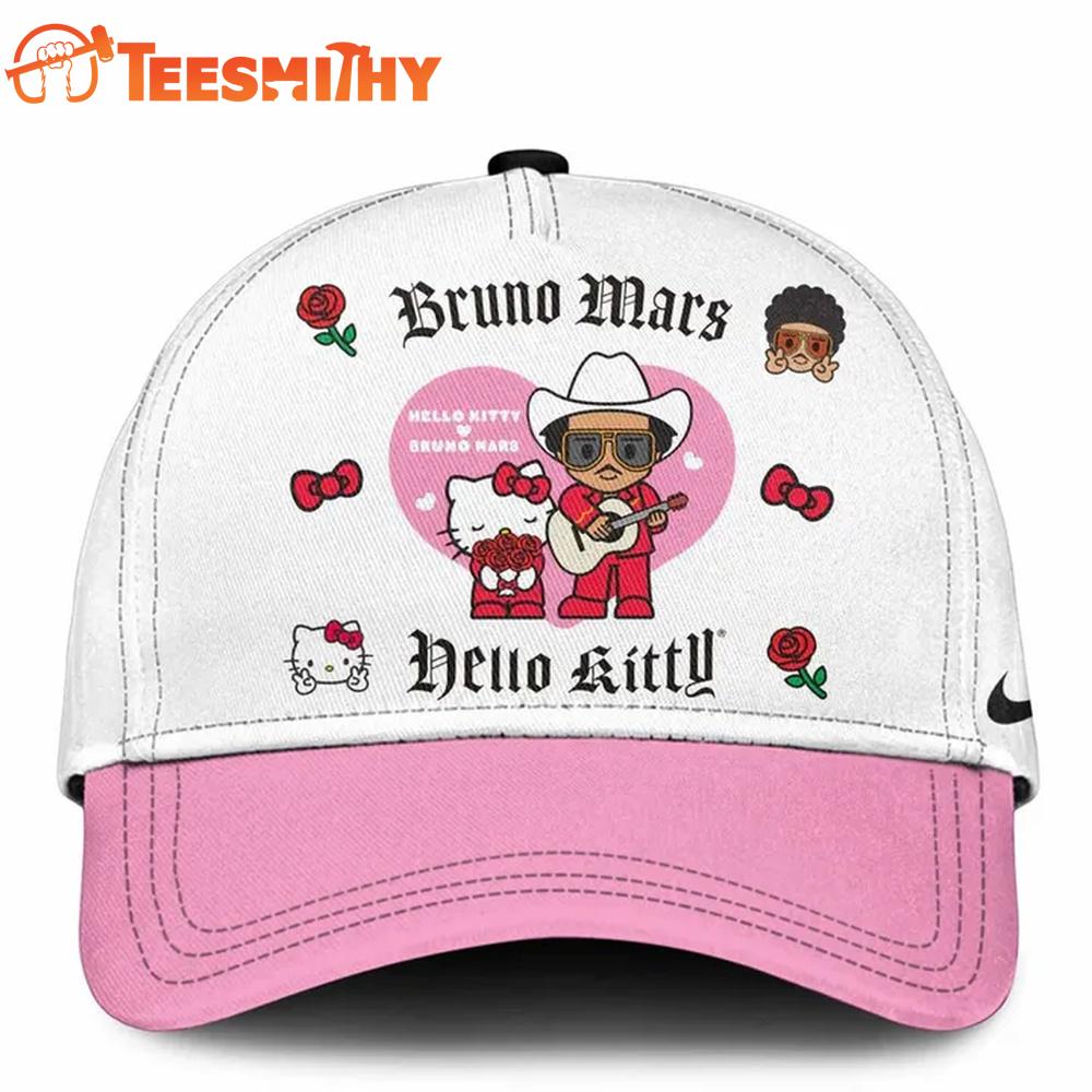 Bruno Mars x Hello Kitty The Romantic Tour Pink Uniform Cap