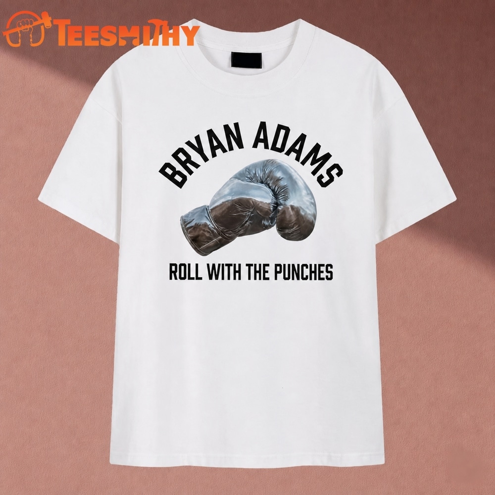 Bryan Adams Roll With The Punches Boxing Glove T Shirt