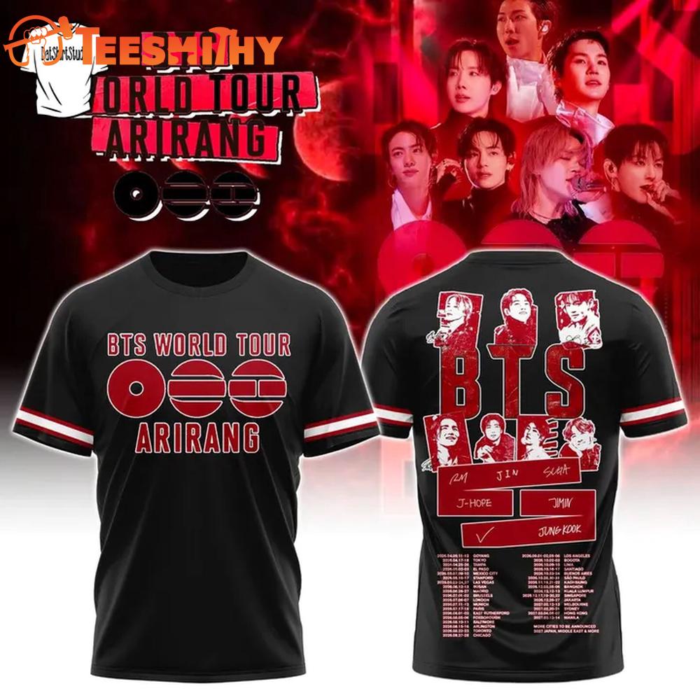 BTS Arirang World Tour The Comeback Live ARIRANG 2026 T Shirt