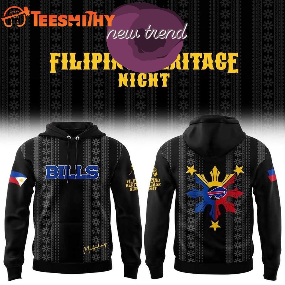Buffalo Bills 2026 Filipino Heritage Night Limited Edition Hoodie