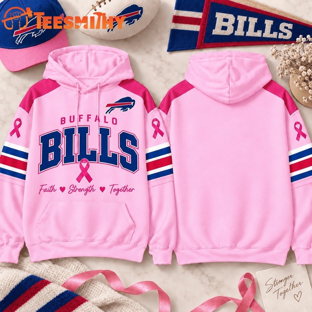Buffalo Bills 2026 NFL Breast Cancer Awareness Game Day Hoodie Shirt