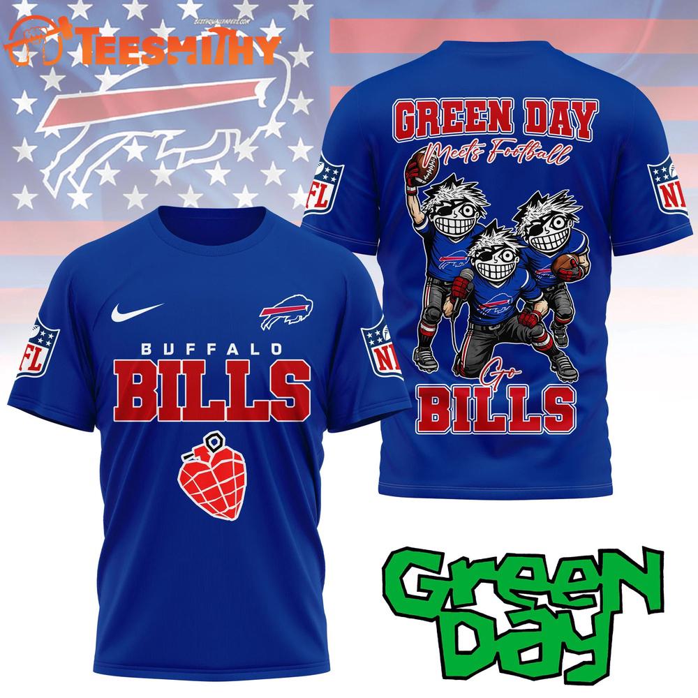 Buffalo Bills 2026 NFL Green Day All Over Print Shirt