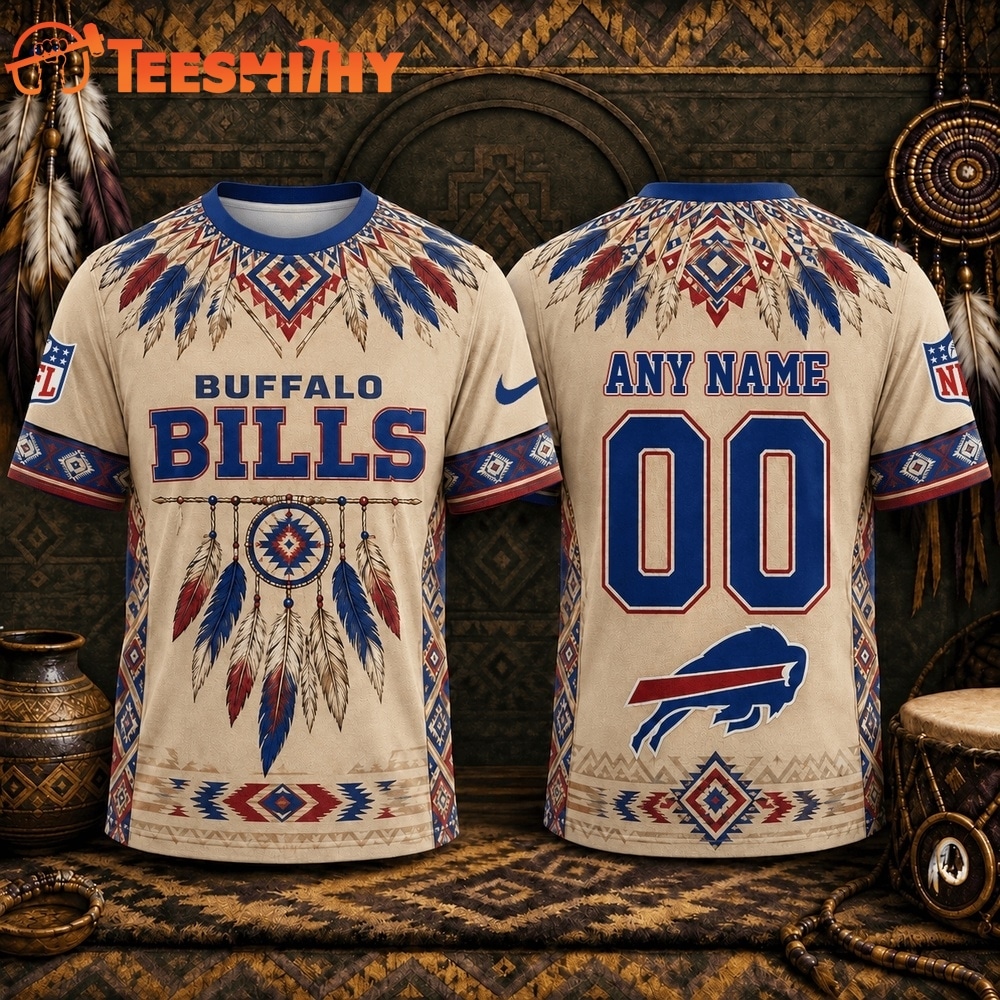 Buffalo Bills 2026 NFL Native American Heritage 3D Shirt