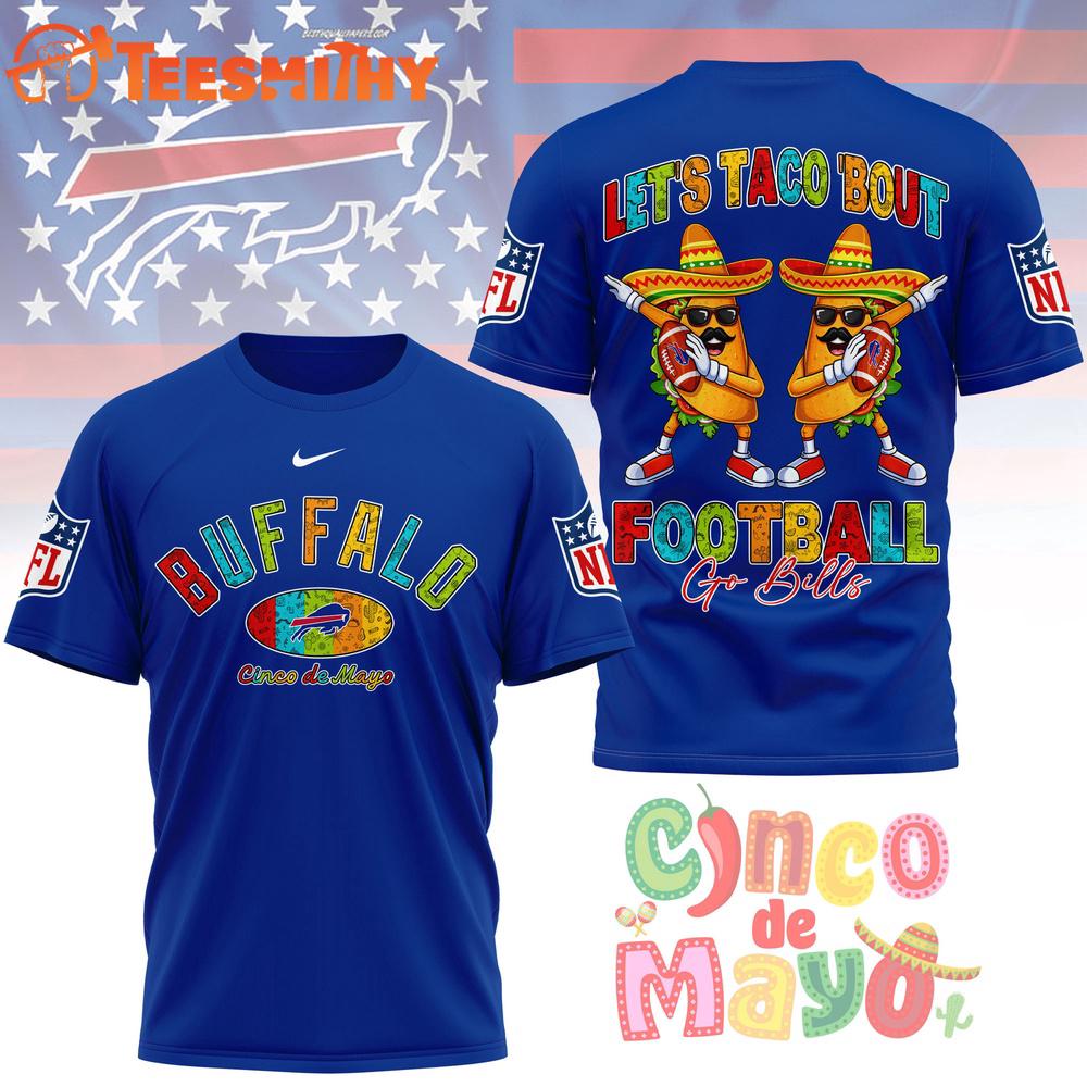 Buffalo Bills 2026 NFL Taco Cinco de Mayo New Design 3D Shirt