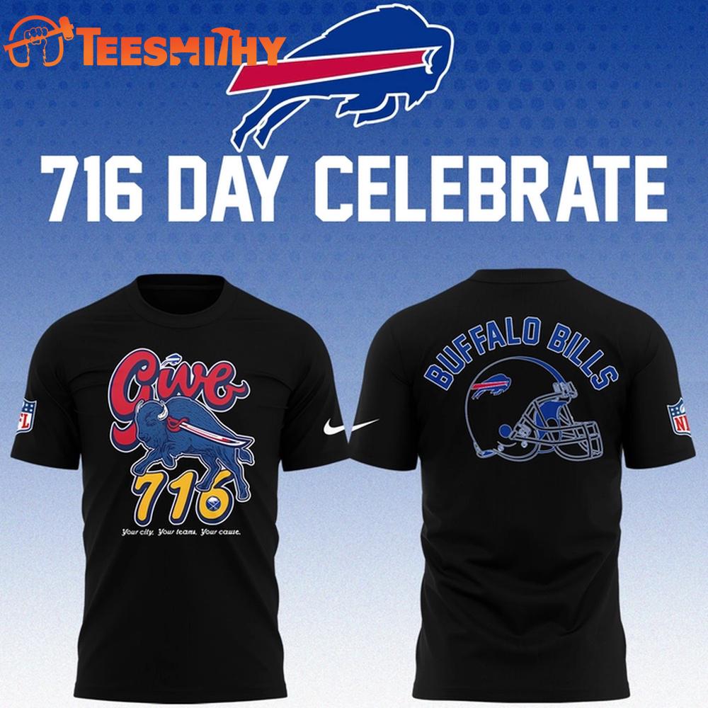 Buffalo Bills 716 Day Celebration Black 3D Shirt Buffalo Bills 716 Day Celebration Black 3D Shirt