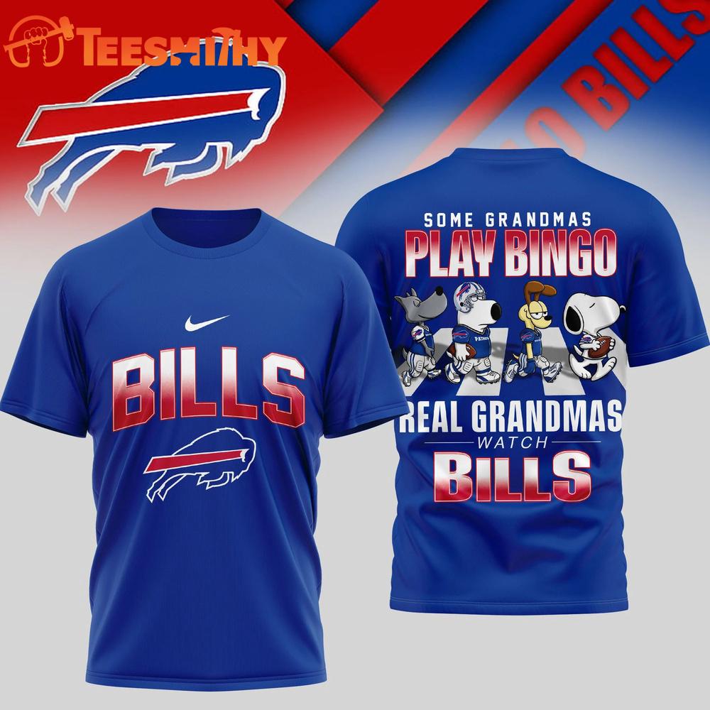 Buffalo Bills NFL Cartoon Prime Time New Design 3D Shirt
