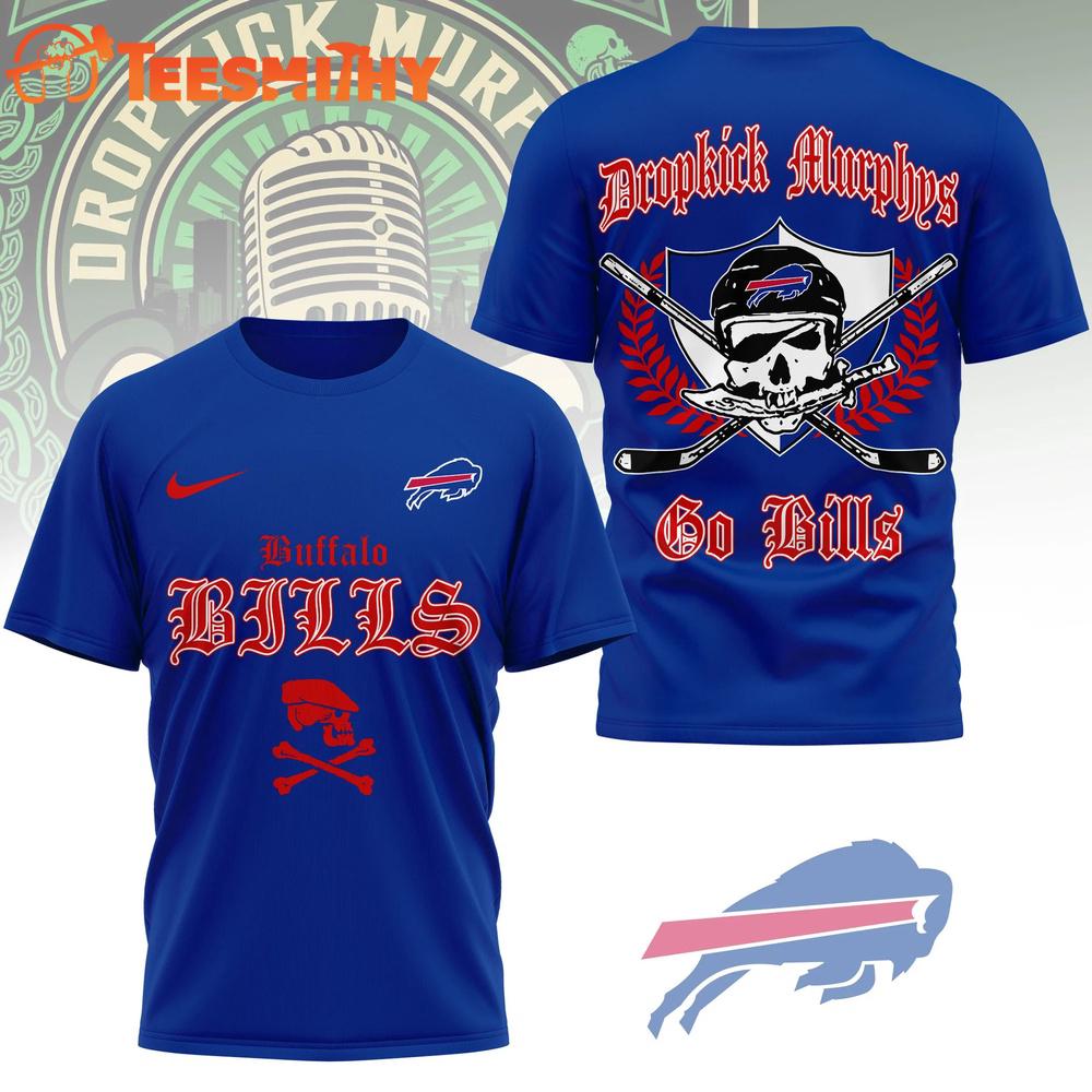 Buffalo Bills NFL Dropkick Murphys Fan 3D T Shirt