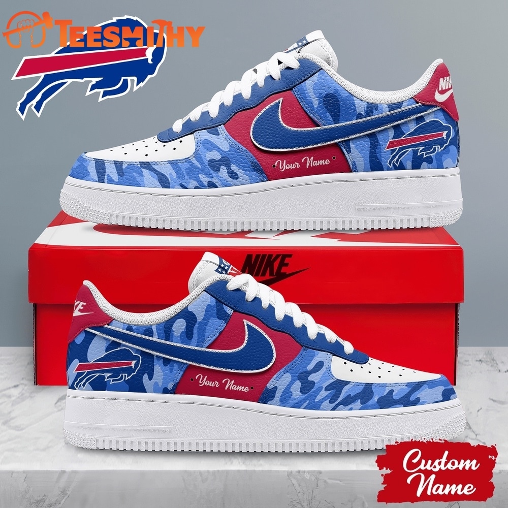 Buffalo Bills NFL End Zone Energy Air Force 1 Sneaker Shoes