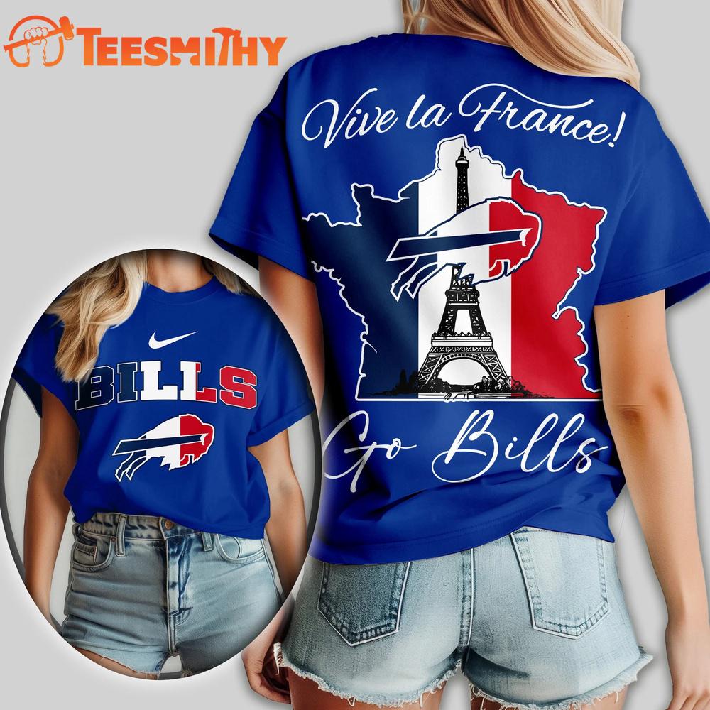 Buffalo Bills NFL France All Over Print T Shirt