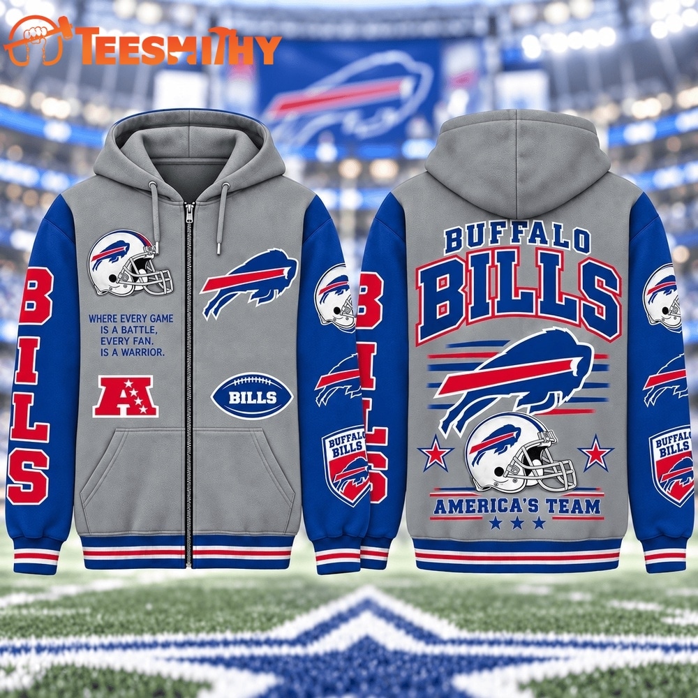 Buffalo Bills NFL Gridiron Heritage Zip Hoodie