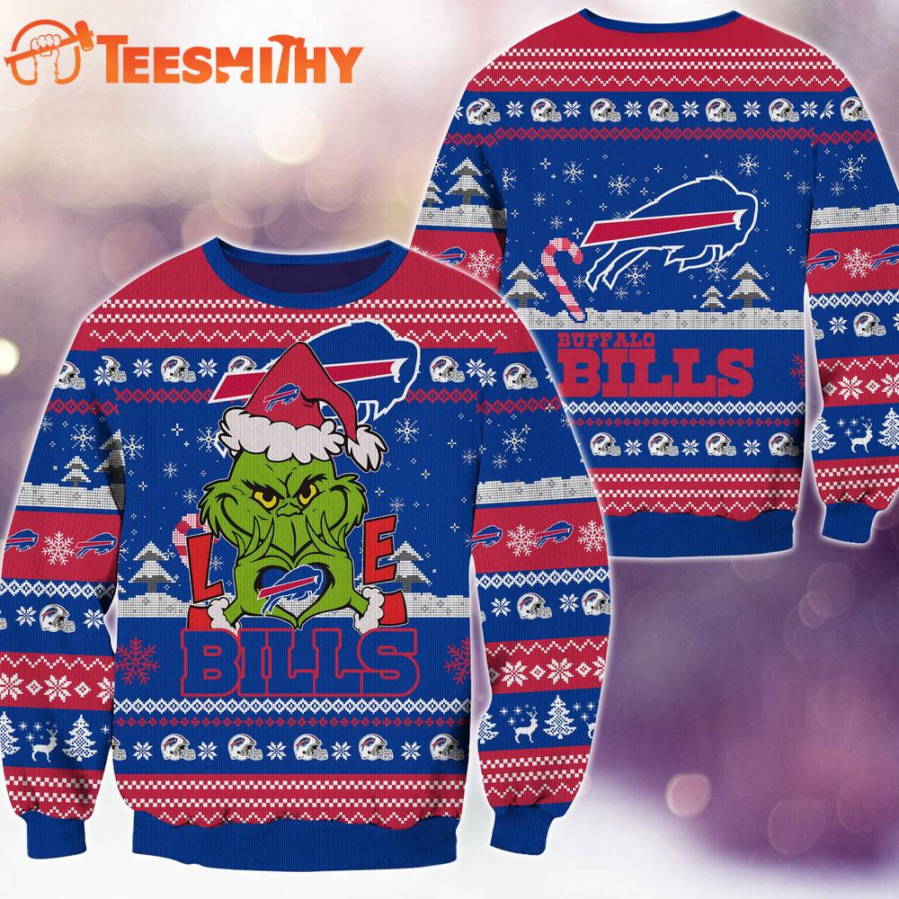 Buffalo Bills NFL Grinch Football Limited Ugly Christmas Sweater Buffalo Bills NFL Grinch Football Limited Ugly Christmas Sweater