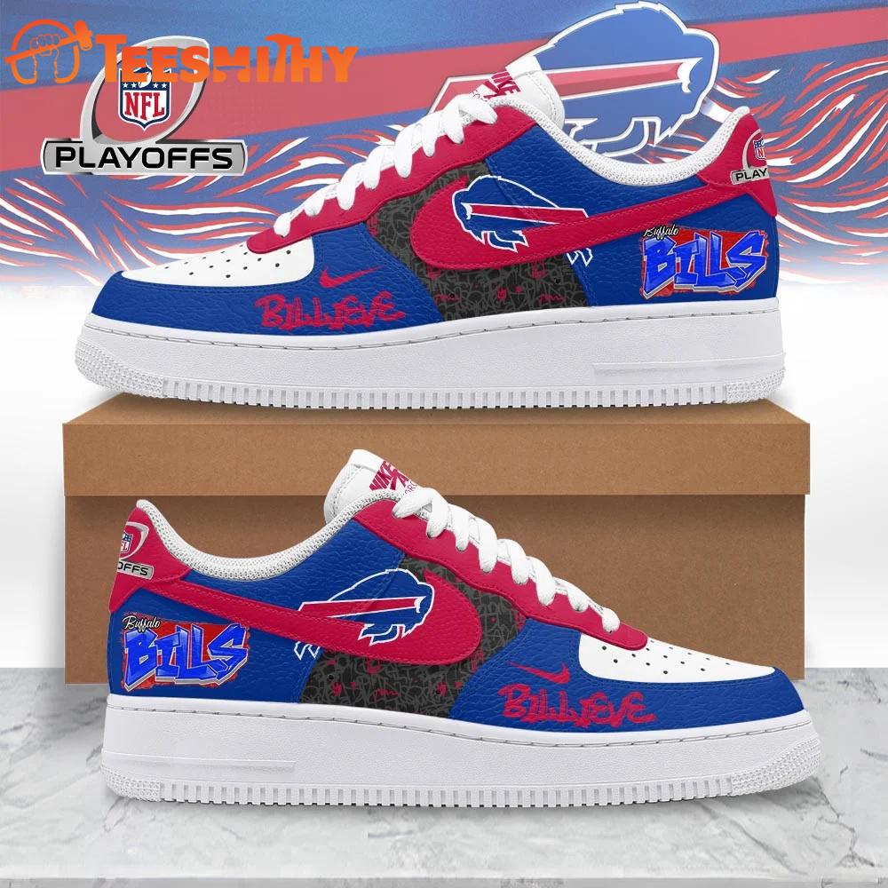 Buffalo Bills NFL Playoffs 2025-26 Air Force 1 Shoes Sneaker