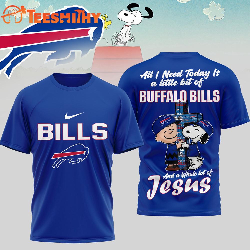 Buffalo Bills NFL Snoopy Peanuts League Blessing 3D Shirt