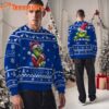 Buffalo Bills NFL Team Color Grinch Ugly Christmas Sweater