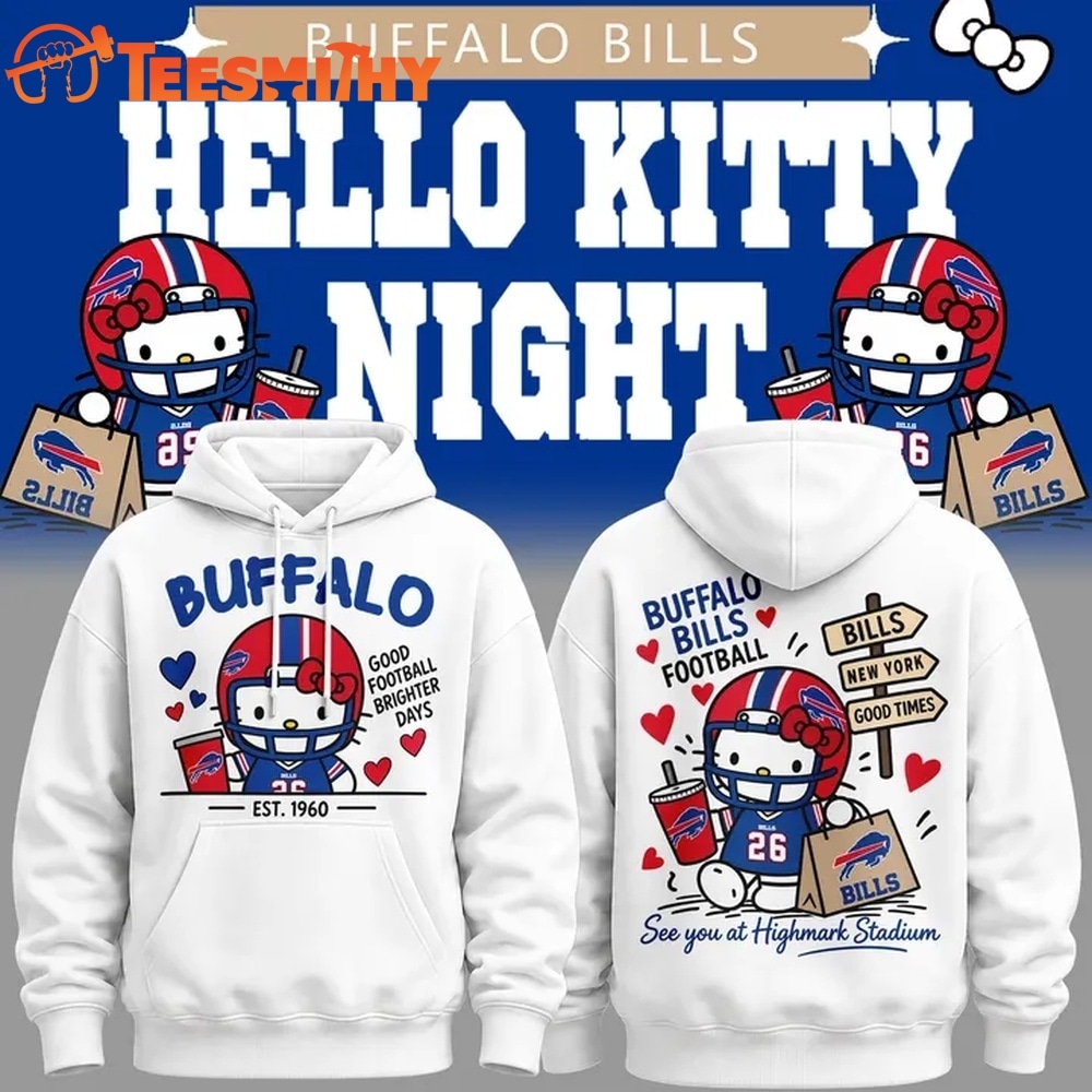 Buffalo Bills x Hello Kitty 2026 Limited Edition Hoodie