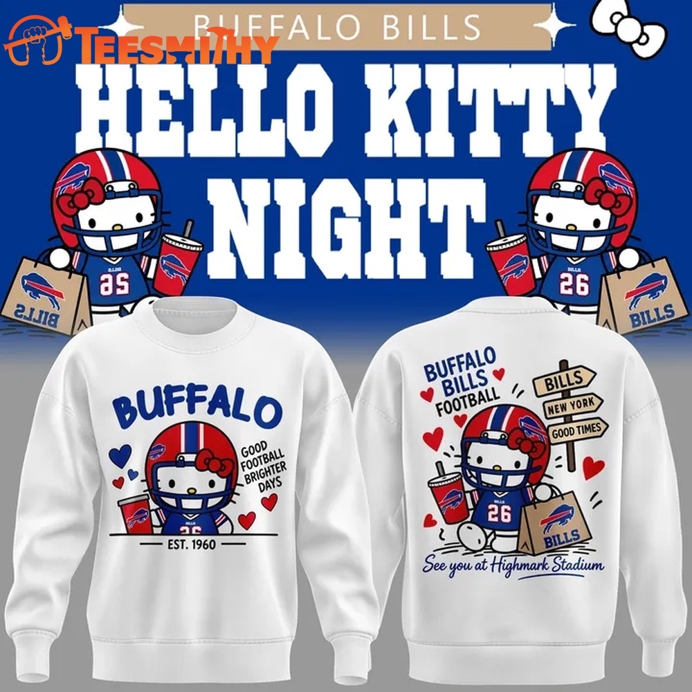 Buffalo Bills x Hello Kitty 2026 Limited Edition Sweatshirt