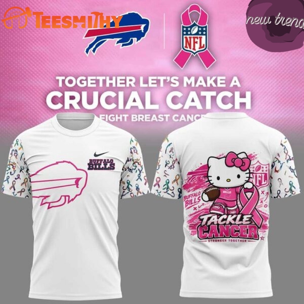 Buffalo Bills x Hello Kitty Crucial Catch 2026 T Shirt