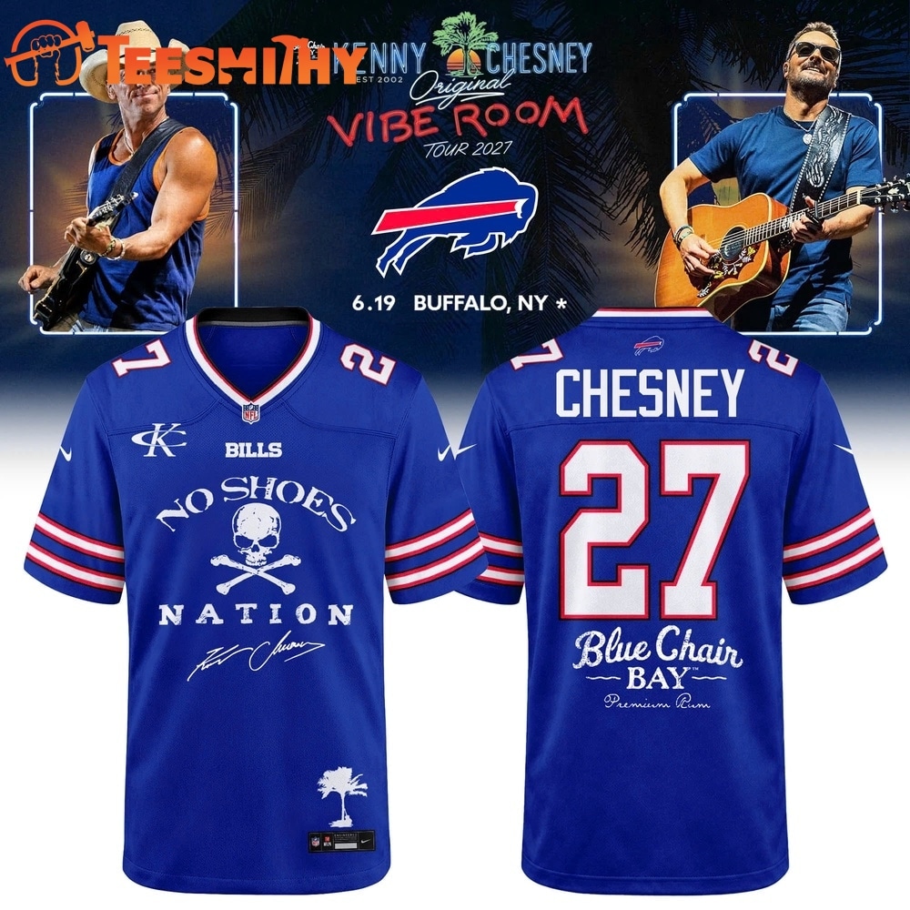 Buffalo Bills x Kenny Chesney The Original Vibe Room Tour 2027 Football Jersey