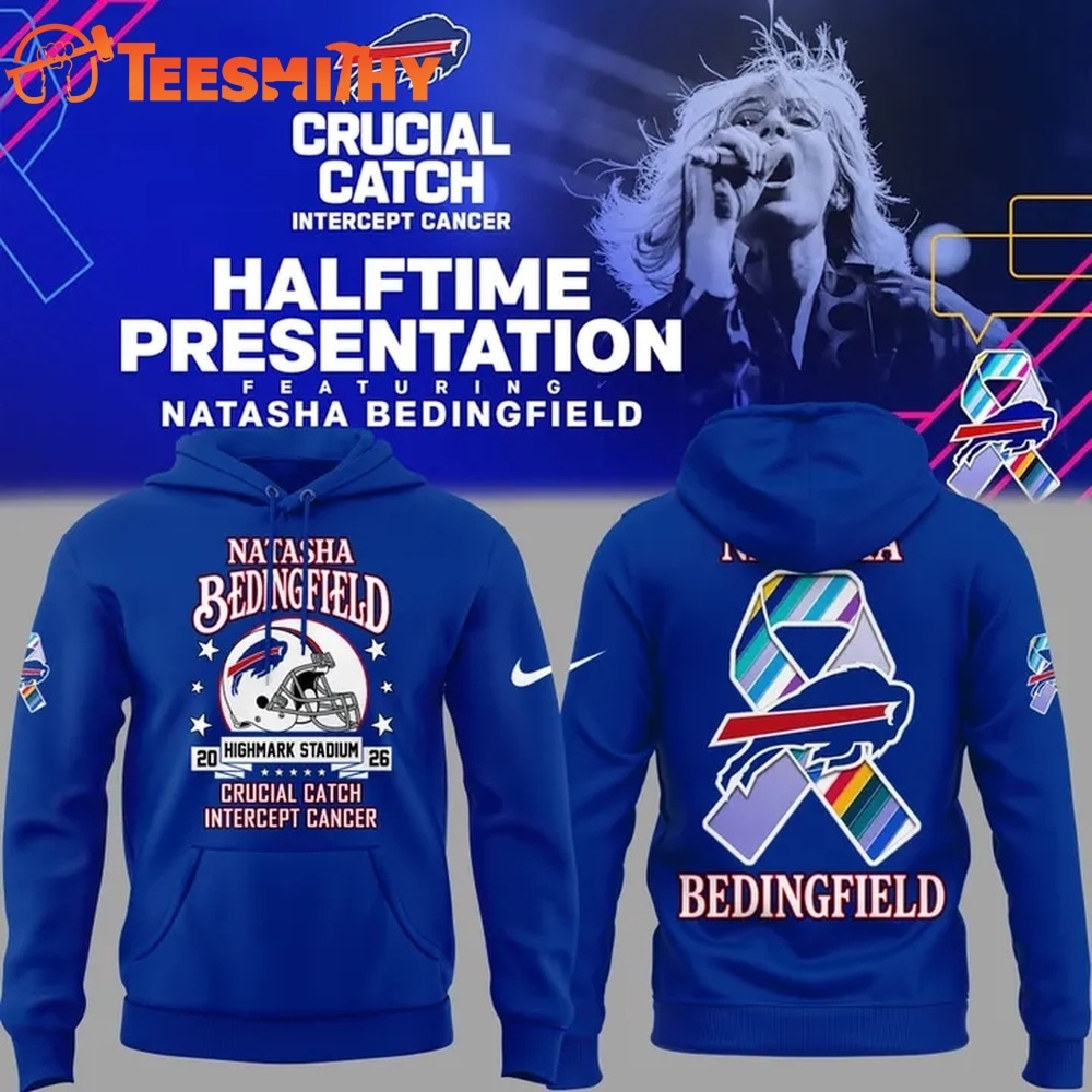 Buffalo Bills x Natasha Bedingfield Crucial Catch Intercept Cancer Hoodie