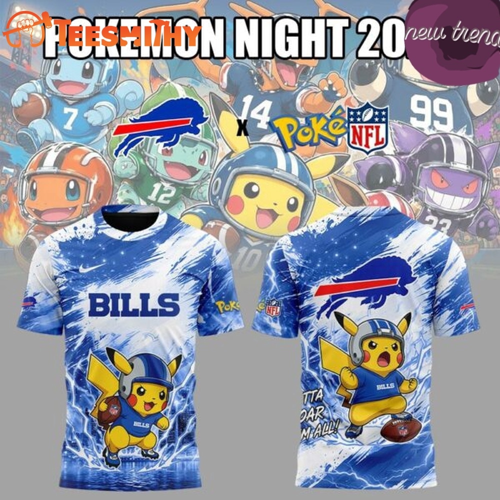Buffalo Bills x Pokemon Night 2026 T Shirt