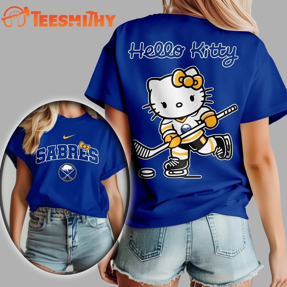 Buffalo Sabres NHL x Hello Kitty Unisex 3D Shirt