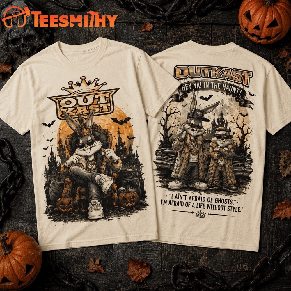 Bugs Bunny Outkast Southern Ghost Style Halloween 3D Shirt