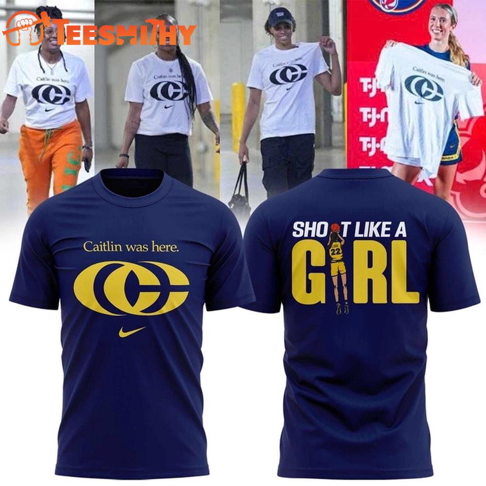 Caitlin Clark WNBA Caitlin Was Here 2025 Limited Edition 3D Shirt