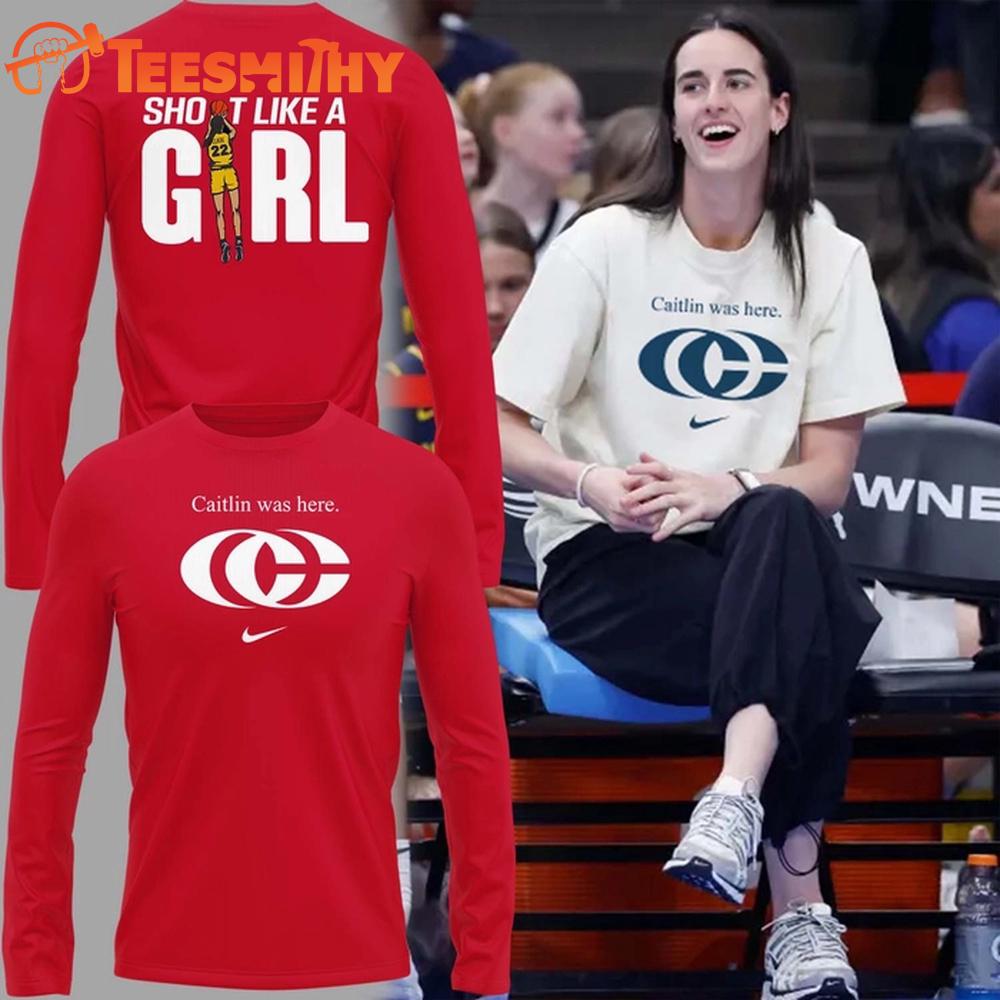 Caitlin Clark WNBA Caitlin Was Here 2025 Limited Edition Long Sleeve Shirt